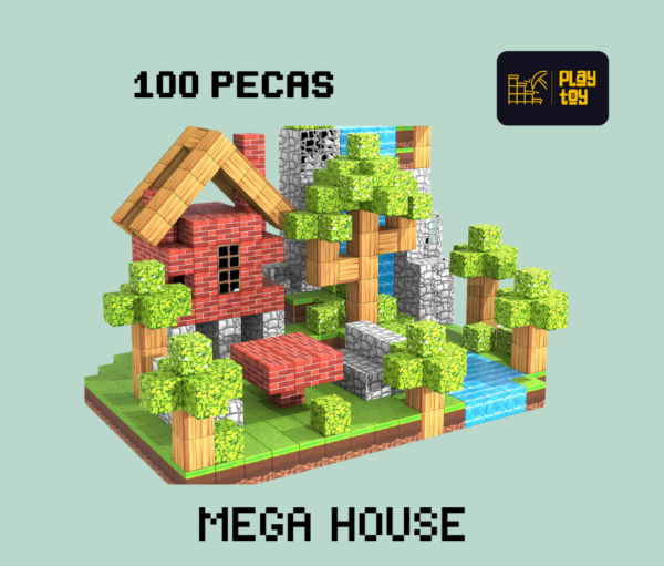 Mega House Minecraft ® 100 Pecas