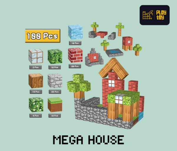 Mega House Minecraft ® 100 Pecas - Image 2