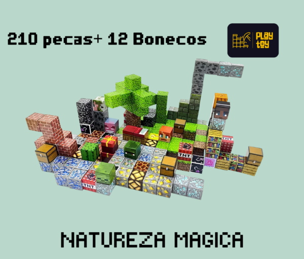 Natureza Magica Premium (210 Pecas+ 12 Bonecos)